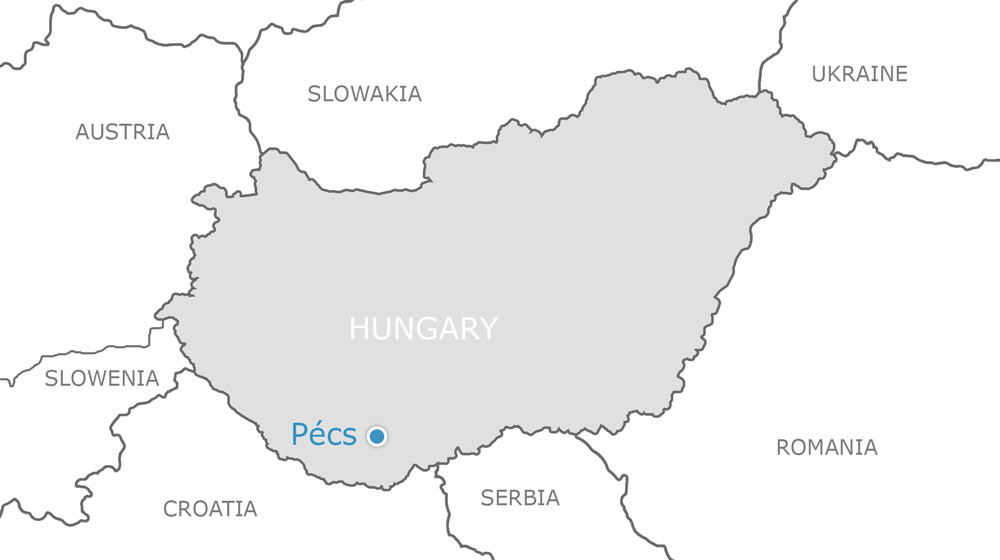 ungarn-pecs-map